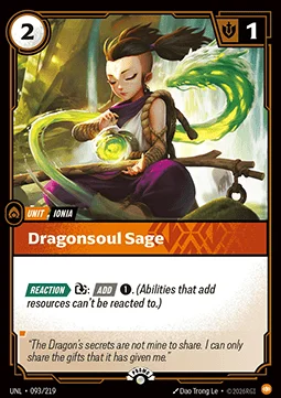 Dragonsoul Sage - UNL-093-p - Promotional Cards - Riftbound card